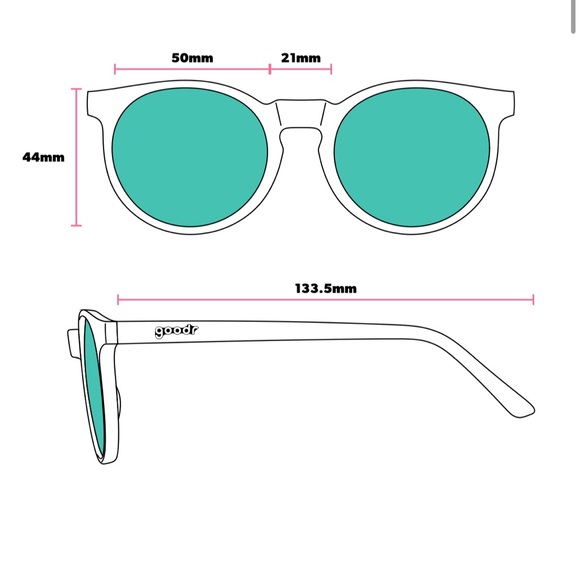 Goodr Influencers Pay Double Suglasses NWT - Picture 9 of 9